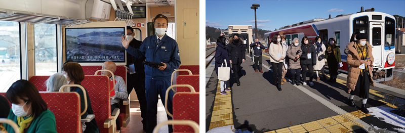 三陸鉄道防災ツーリズム等実証事業